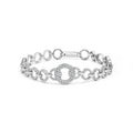 1.00 ct diamond open circle link bracelet in rhodium-plated silver bijoux-nyc direct