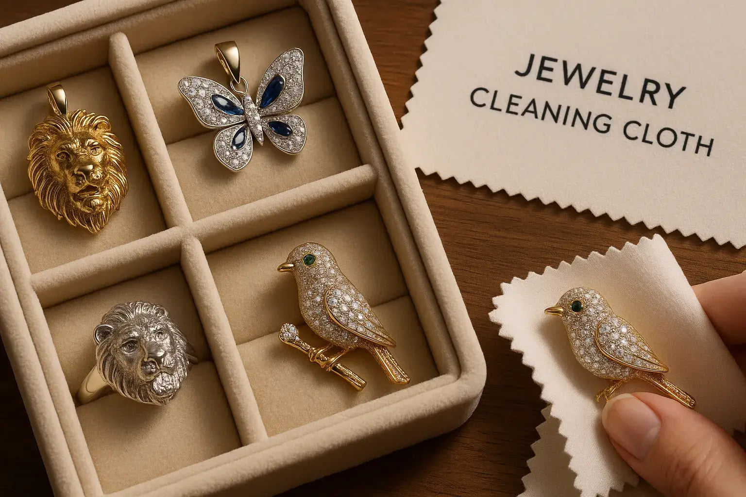 Fine jewelry animal motif care and conclusion image