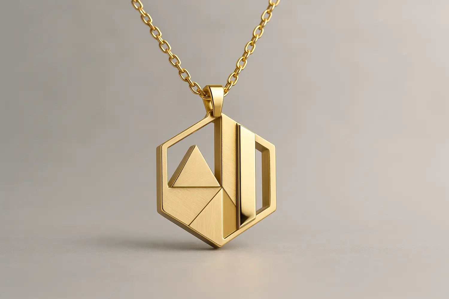 Geometric Statement Pendant