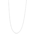 Sterling silver 0.7mm ball bead chain necklace 18 inches bijoux-nyc direct