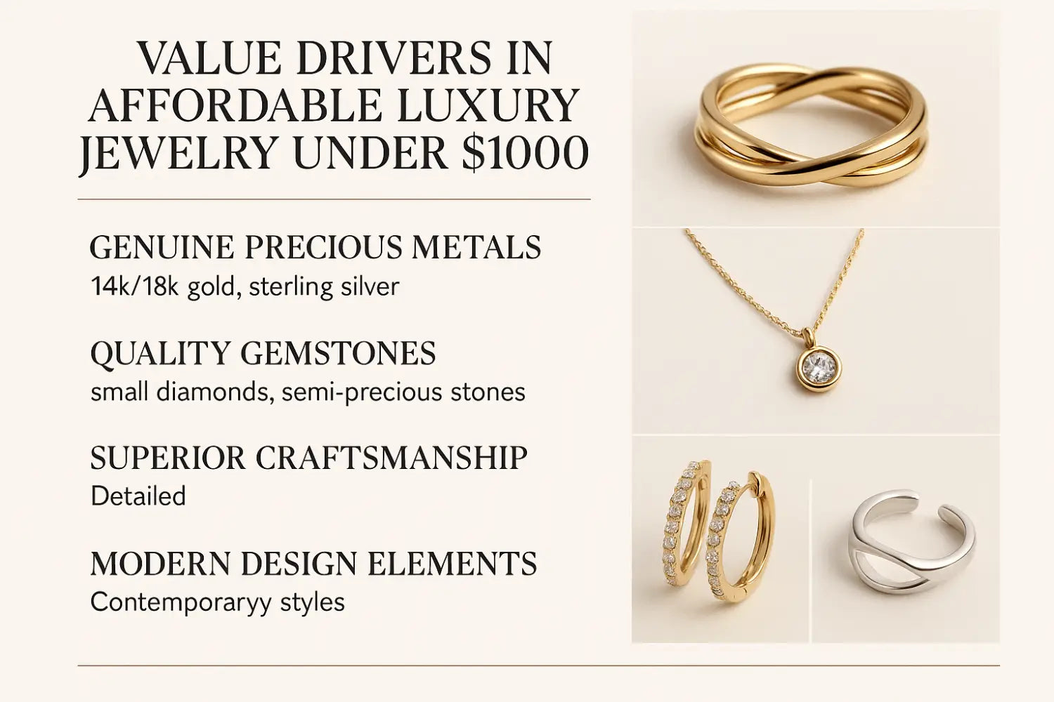 Understanding Value in Under-$1000 Jewelry Market